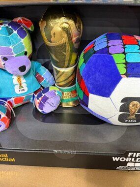 New FIFA World Cup Mascot 8-Inch 3-Pack Plush Assortment